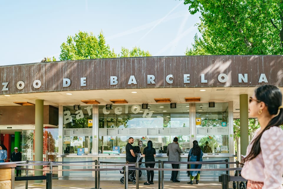 Barcelona Zoo Eingang