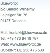 Anbieterkennzeichnung: Kontakt- und Anschriftdaten
